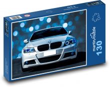 BMW řady 3 - auto, vozidlo Puzzle 130 dílků - 28,7 x 20 cm