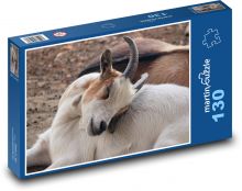 Koza - domácí zvíře, farma Puzzle 130 dílků - 28,7 x 20 cm