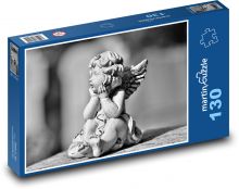 Engel - Skulptur, Dekoration Puzzle 130 Teile - 28,7x20 cm