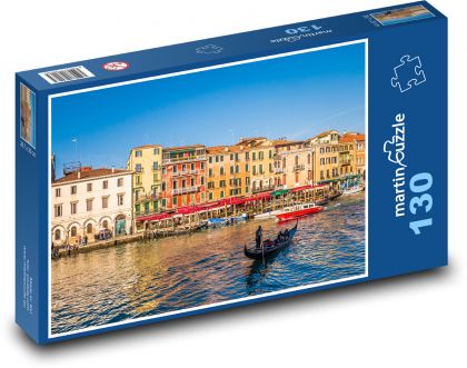 Boats, Italy - Venice - Puzzle 130 pieces, size 28.7x20 cm 
