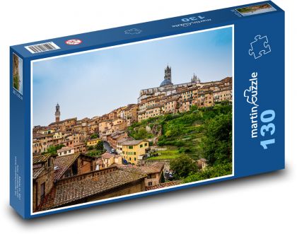 Itálie - město Siena - Puzzle 130 dílků, rozměr 28,7x20 cm