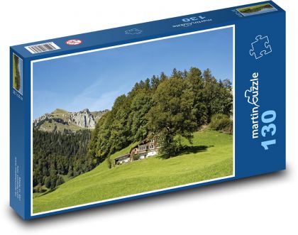 Schweiz - Alpen, Landschaft, Natur - Puzzle - 130 Teile
