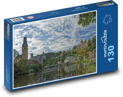 Czech Republic - Rožmberk nad Vltavou - Puzzle 130 pieces, size 28.7x20 cm 