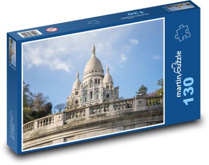 Montmartre - Francie, Paříž - Puzzle 130 dílků, rozměr 28,7x20 cm