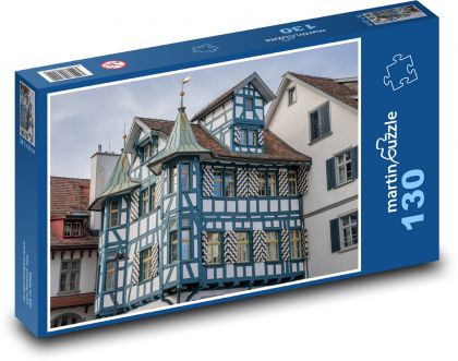 Schweiz - historisches Zentrum, Bau - Puzzle - 130 Teile