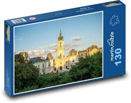 Keszthely - Maďarsko, zámek - Puzzle 130 dílků, rozměr 28,7x20 cm