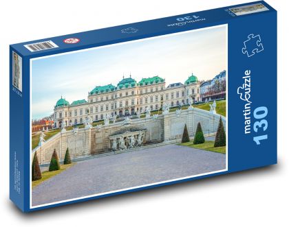 Pałac Belwederski - Austria, Wiedeń - Puzzle 130 elementów, rozmiar 28,7x20 cm