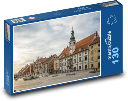 Maribor - plac, Słowenia - Puzzle 130 elementów, rozmiar 28,7x20 cm