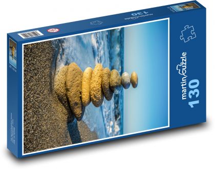 Strand - Steine, Meer - Puzzle - 130 Teile