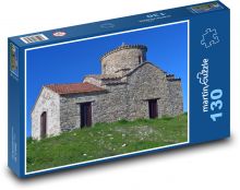 Zypern - Kato Lefkara, Kirche Puzzle 130 Teile - 28,7x20 cm