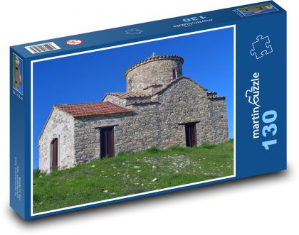 Zypern - Kato Lefkara, Kirche - Puzzle - 130 Teile