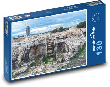 Grobowce - pomnik, Cypr - Puzzle 130 elementów, rozmiar 28,7x20 cm