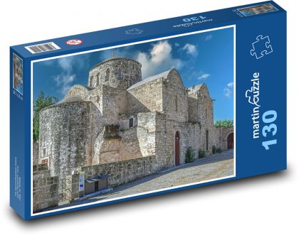 Agios Varnavas - klášter, Kypr - Puzzle 130 dílků, rozměr 28,7x20 cm