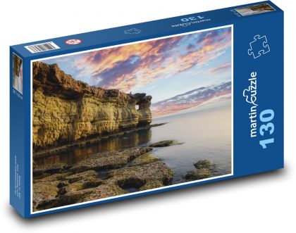 Cape Greco - Park Narodowy, Cypr - Puzzle 130 elementów, rozmiar 28,7x20 cm
