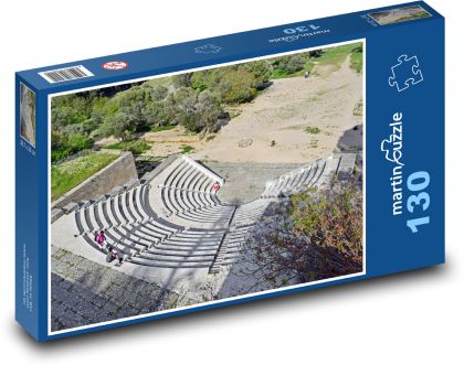 Amfiteatr - teatr, park - Puzzle 130 elementów, rozmiar 28,7x20 cm