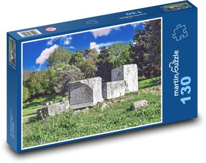 Akropola v Rhodose - ruiny, kamene - Puzzle 130 dielikov, rozmer 28,7x20 cm 