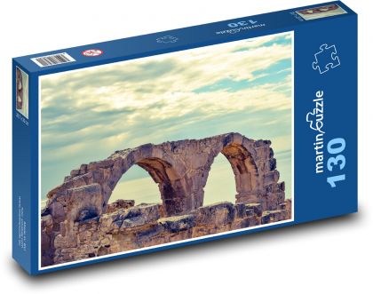 Staroveký Kourion - Cyprus, stredozemí - Puzzle 130 dielikov, rozmer 28,7x20 cm 