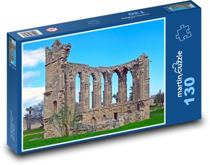 Kypr - Famagusta, kostel - Puzzle 130 dílků, rozměr 28,7x20 cm