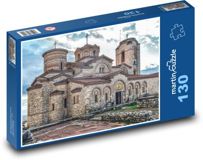 Plaošnik - church, Macedonia - Puzzle 130 pieces, size 28.7x20 cm 