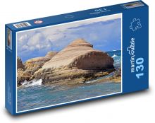 Skalné formácie - pobrežie, more Puzzle 130 dielikov - 28,7 x 20 cm 