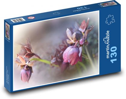 Wiciokrzew - wiosna, roślina - Puzzle 130 elementów, rozmiar 28,7x20 cm
