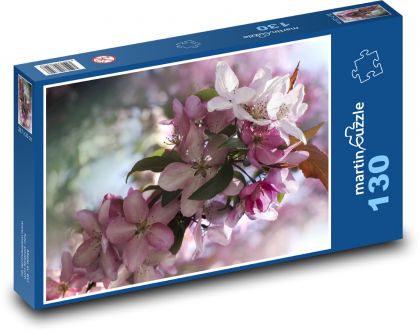 Petals - tree, flower - Puzzle 130 pieces, size 28.7x20 cm 