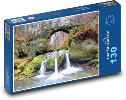 Przyroda - krajobraz, rzeka - Puzzle 130 elementów, rozmiar 28,7x20 cm