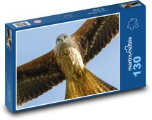 Červený drak - vták, dravec Puzzle 130 dielikov - 28,7 x 20 cm 