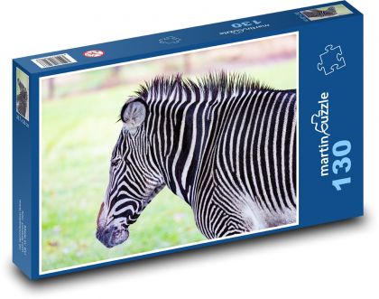 Zebra - Safari, pruhy - Puzzle 130 dielikov, rozmer 28,7x20 cm 