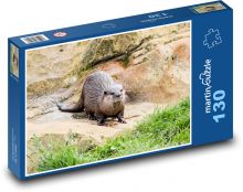 Otter, zoo, animal Puzzle 130 pieces - 28.7 x 20 cm 