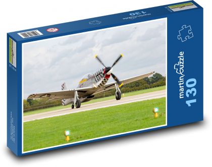 Lietadlo - lietadlo, letieť - Puzzle 130 dielikov, rozmer 28,7x20 cm 
