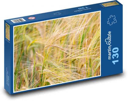 Wheat field - harvesting, agriculture - Puzzle 130 pieces, size 28.7x20 cm 