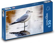 Racek - pták, moře Puzzle 130 dílků - 28,7 x 20 cm