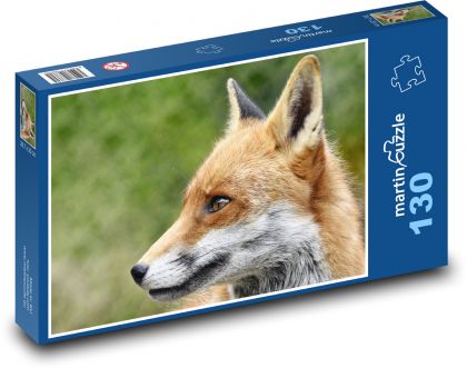 Liška - divoké zvíře, savec - Puzzle 130 dílků, rozměr 28,7x20 cm