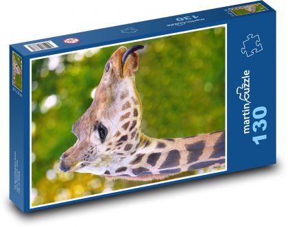 Žirafa - zviera, divá zver - Puzzle 130 dielikov, rozmer 28,7x20 cm 