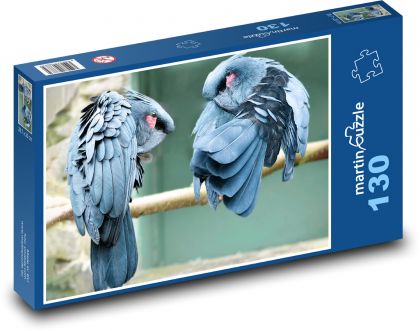 Palmový kakadu - pták, zoo - Puzzle 130 dílků, rozměr 28,7x20 cm