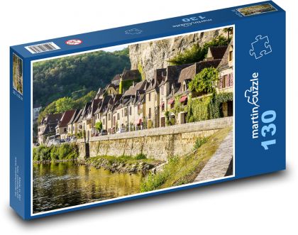Perigord - Frankreich, Häuser - Puzzle - 130 Teile