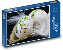 Ostereier - Eier, Dekoration Puzzle 130 Teile - 28,7x20 cm