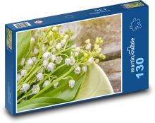 Lily of the valley - flower, flower Puzzle 130 pieces - 28.7 x 20 cm 
