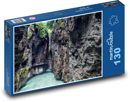 Kaňon - rieka, skala - Puzzle 130 dielikov, rozmer 28,7x20 cm 
