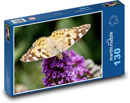 Motýl - léto, hmyz - Puzzle 130 dílků, rozměr 28,7x20 cm