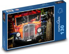 Starožitné auto - nákladní vůz, historický  Puzzle 130 dílků - 28,7 x 20 cm