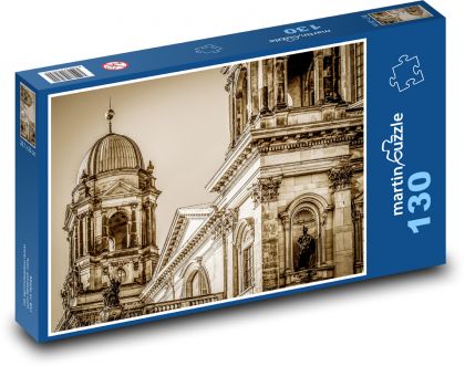 Berlin Cathedral - Germany, construction - Puzzle 130 pieces, size 28.7x20 cm 