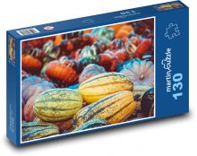 Tekvica - jeseň, zber Puzzle 130 dielikov - 28,7 x 20 cm 