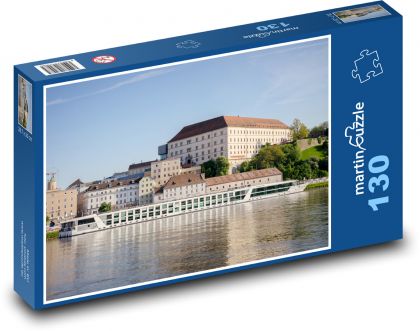 Linz - Dunaj, Austria - Puzzle 130 elementów, rozmiar 28,7x20 cm