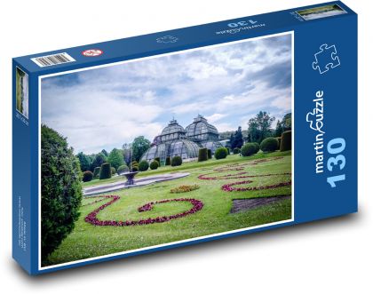 Vienna - Austria, Palm House - Puzzle 130 pieces, size 28.7x20 cm 