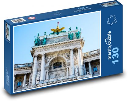 Palác Hofburg - Vídeň, Rakousko - Puzzle 130 dílků, rozměr 28,7x20 cm