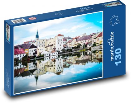 Jindřichův Hradec - Česká republika, město - puzzle 130 dílků