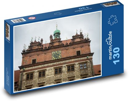 Plzeň - Česká republika, radnice - Puzzle 130 dílků, rozměr 28,7x20 cm