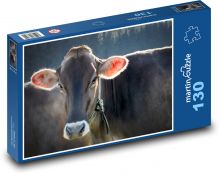Kráva - dobytek, farma Puzzle 130 dílků - 28,7 x 20 cm